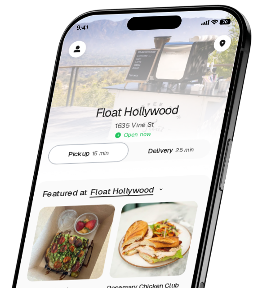 Float Hollywood app preview