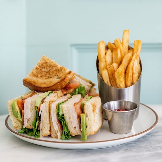 Turkey Club Sandwich.
